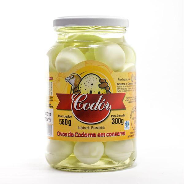 OVO CODORNA CODOR 300G CONSERVA VD