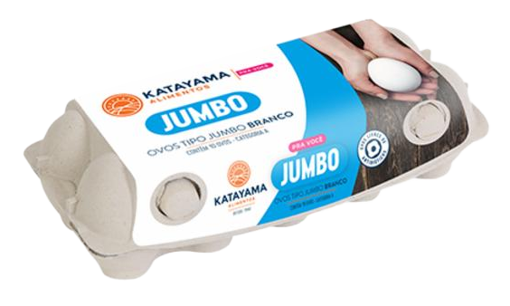 OVOS KATAYAMA C/10 BRANCO JUMBO