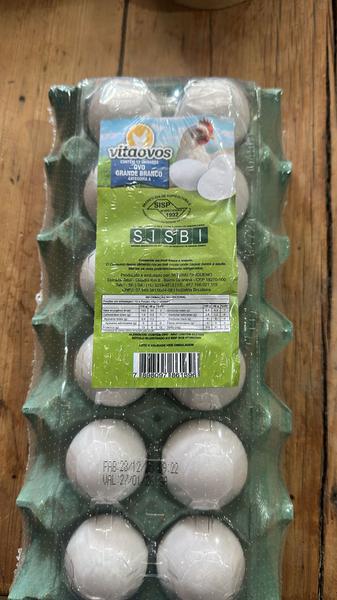 OVOS BRANCO VITAOVOS C/20UN