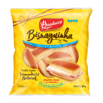 PAO BAUDUCCO BISNAGUINHA 260G