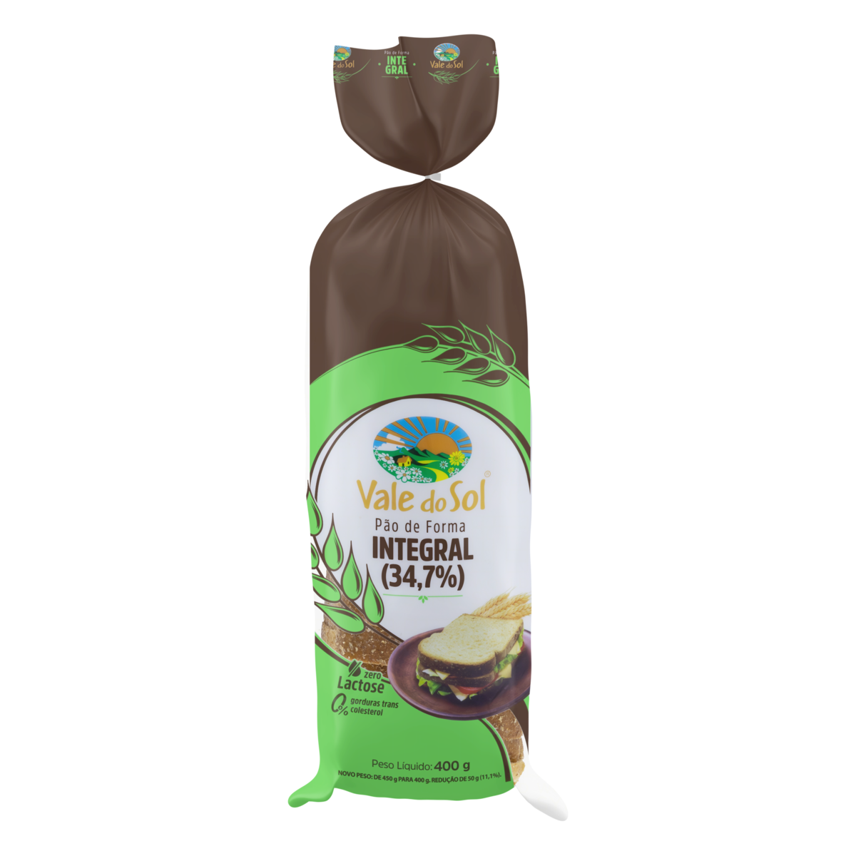 PAO FORMA INT 350G VALE DO SOL