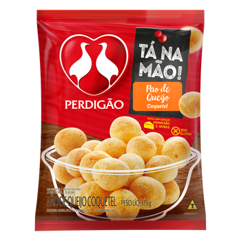 PAO DE QUEIJO PERDIGAO COQUETEL 375G