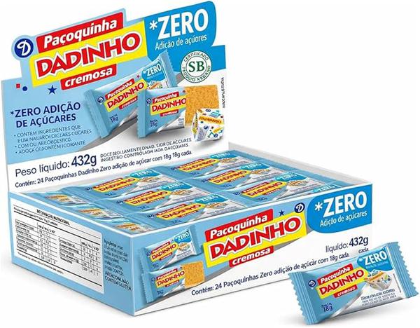 DOCE DADINHO 144GR PACOQUINHA ZERO