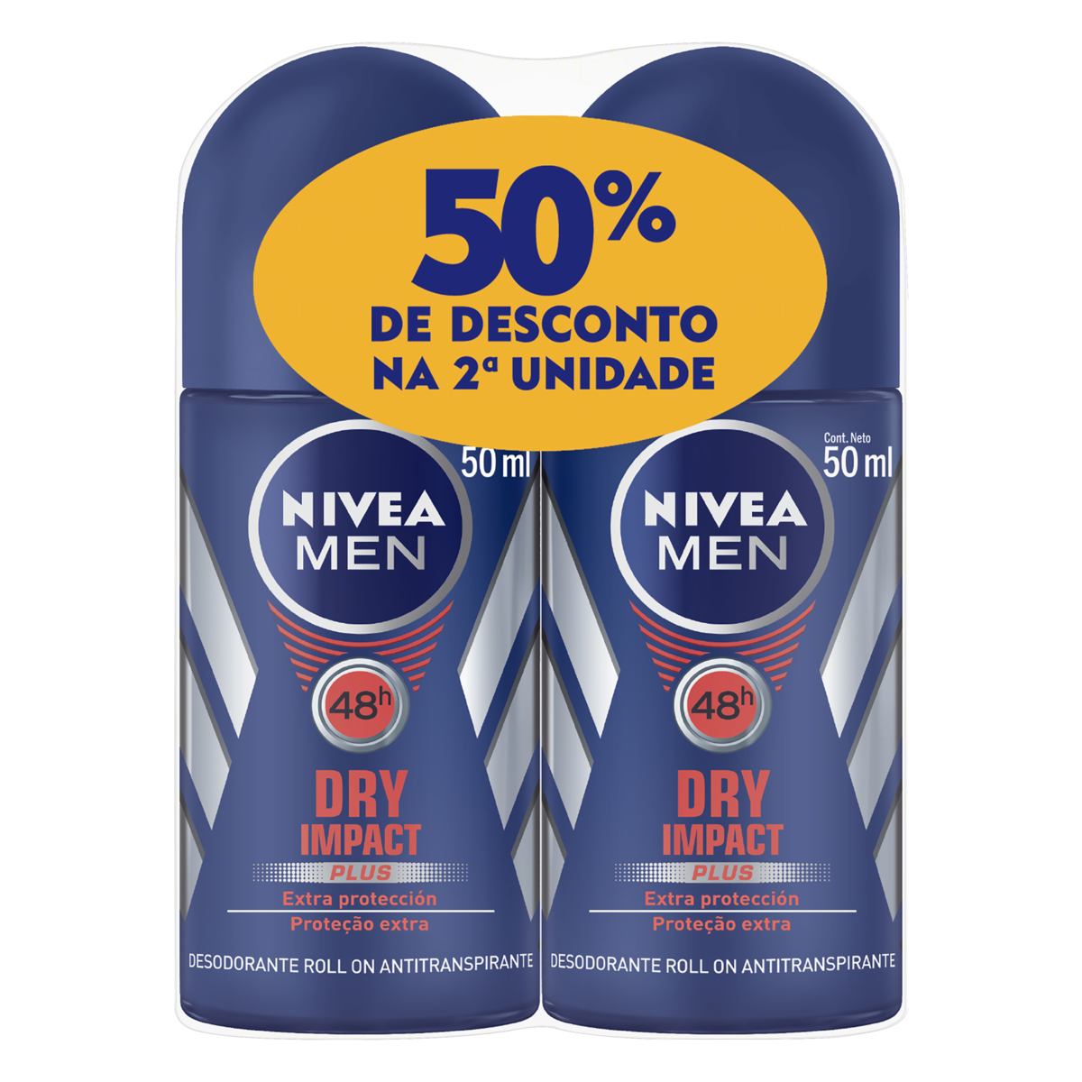 KIT NIVEA DESODORANTE ROLLON MASCUL