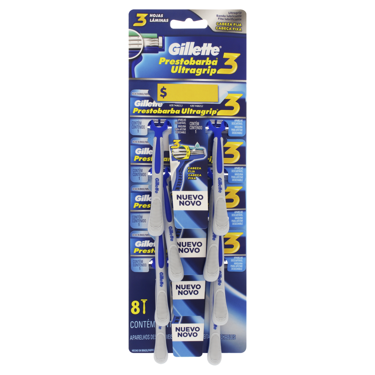 APARELHO BARBEAR ULTRAGRIP3 PRESTOBARBA EMB 2un