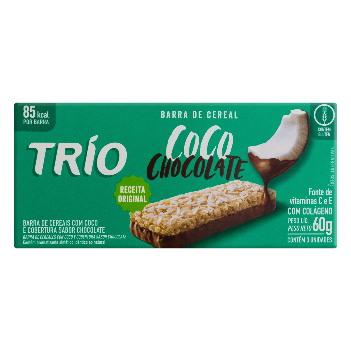 BR CEREAL TRIO COCO/CHOC 60G