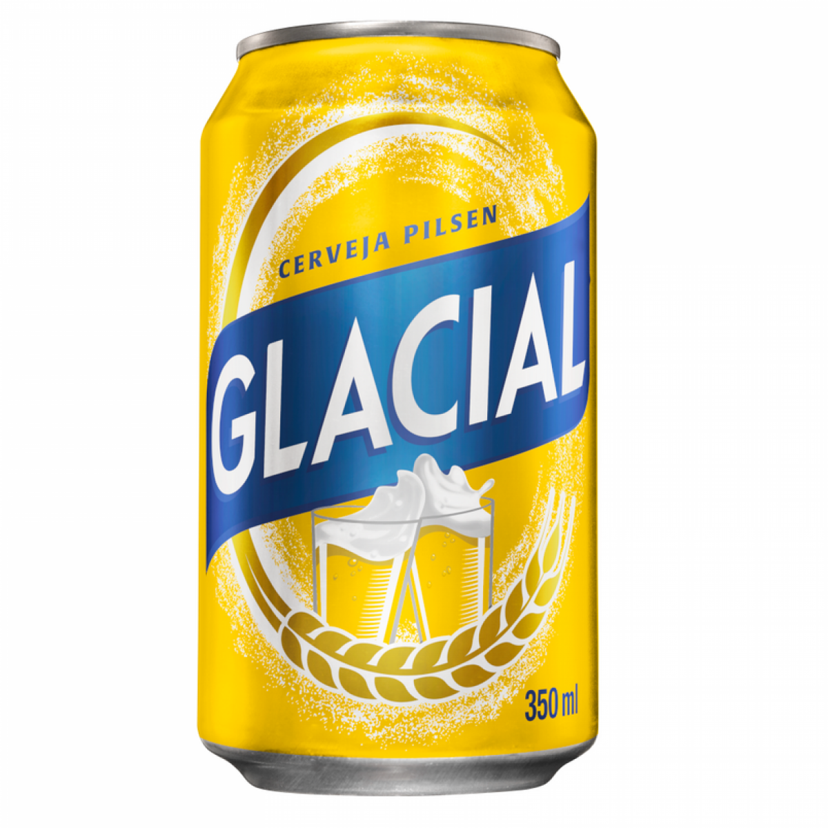 Pack de Cerveja Clara Pilsen Glacial 12Und de 350ml cada