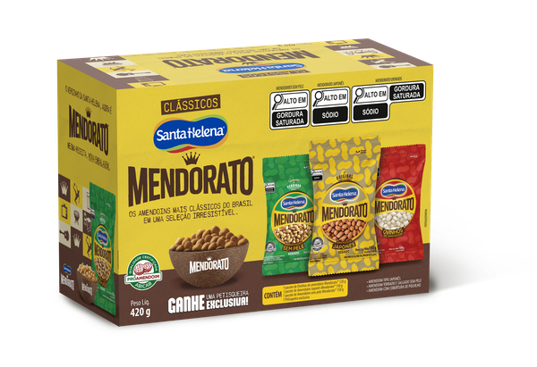 Pack Amendoim Mendorato Clássicos 420g
