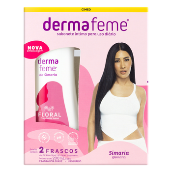 KIT SABONETE INTIMO CIMED DERMAFEME FLOR