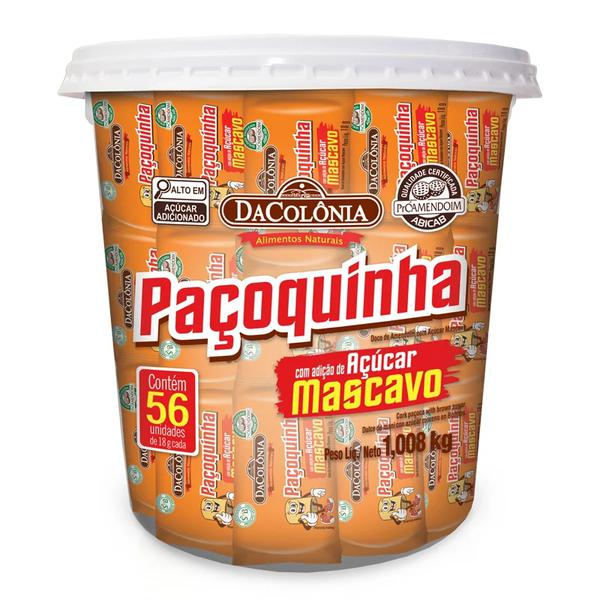 PACOCA DACOLONIA 108G ROLHA C/ACUCAR MAS