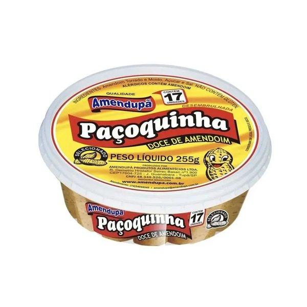 DOCE AMENDOPA PACOCA 255G ROLHA