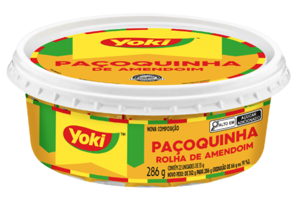 PACOQUINHA YOKI ROLHA POTE 286G