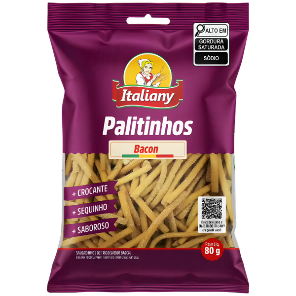 PALITINHO ITALIANY 80G BACON