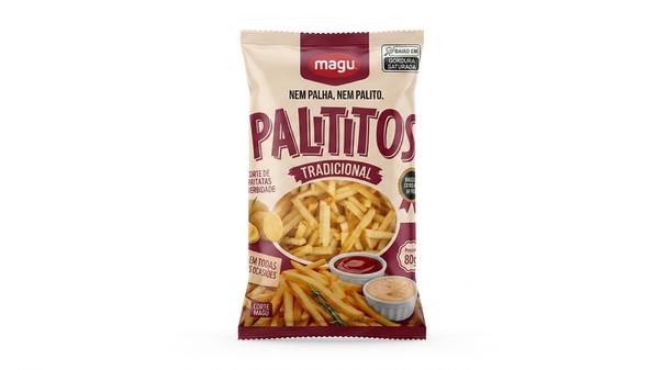 SALGADINHO BATATA PALITO 80G TRADICIONAL