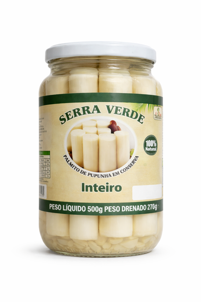 Palmito Pupunha Tolete 500g