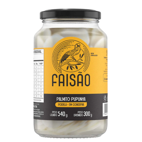 PALMITO FAISAO 300G PUPUNHA PICADO
