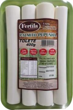 PALMITO DE PUPUNHA NATURAL E FRESCO TOLETE 400G