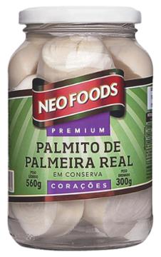 PALMITO PALMEIRA REAL NEO FOODS CORACAO 300G VD