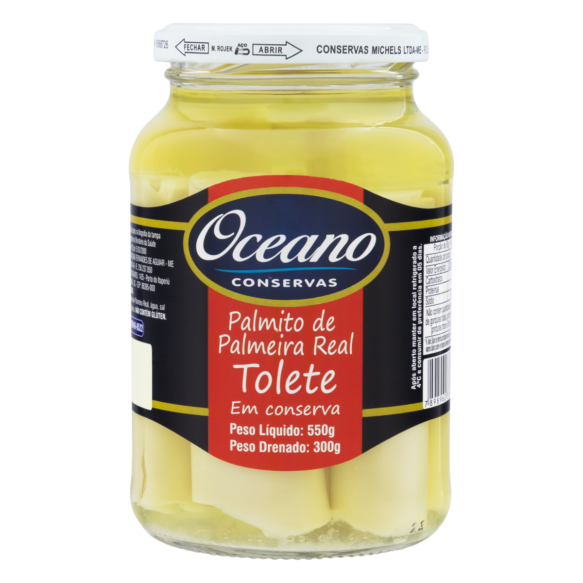 Palmito Tolete Oceano 300gr