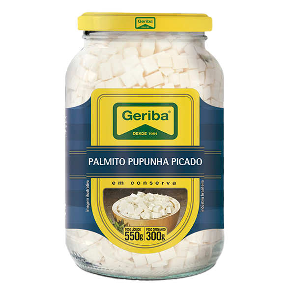 PALMITO GERIBA PUPUNHA PIC.530/300G
