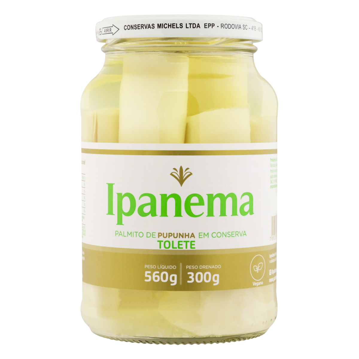 PALMITO TOLETE IPANEMA 300G