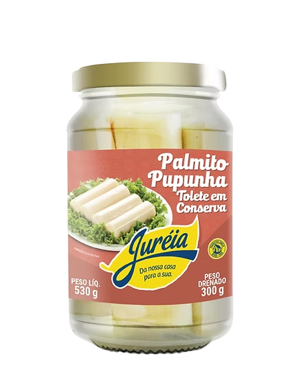 PALMITO CONS JUREIA VD 300G PUPUNHA TOLETE