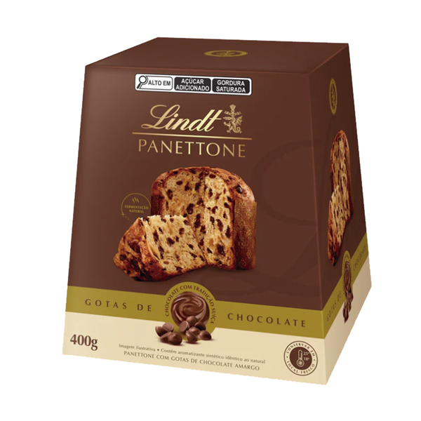 PANETTONE LINDT 400G GOTAS CHOCOLATE