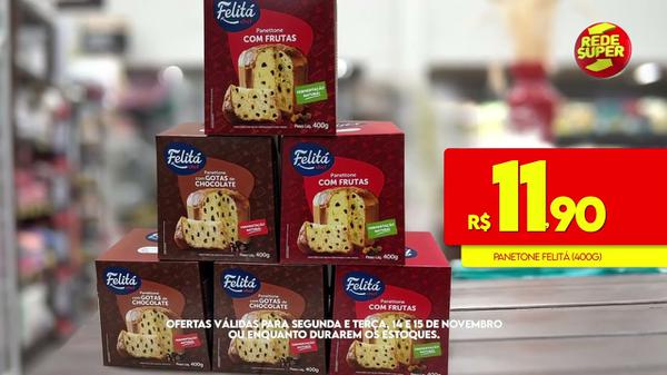 PANETTONE 400G FELITA CHEF FRUTAS