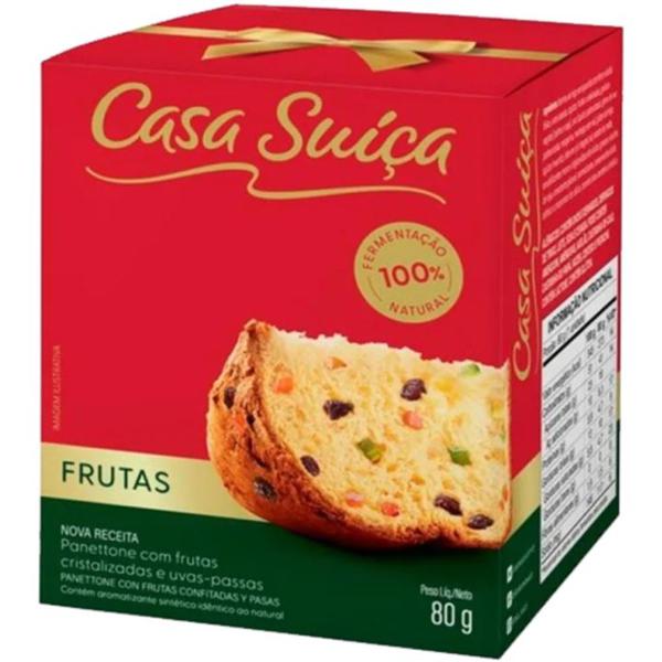 PANETTONE 750G FRUTAS CASA SUICA