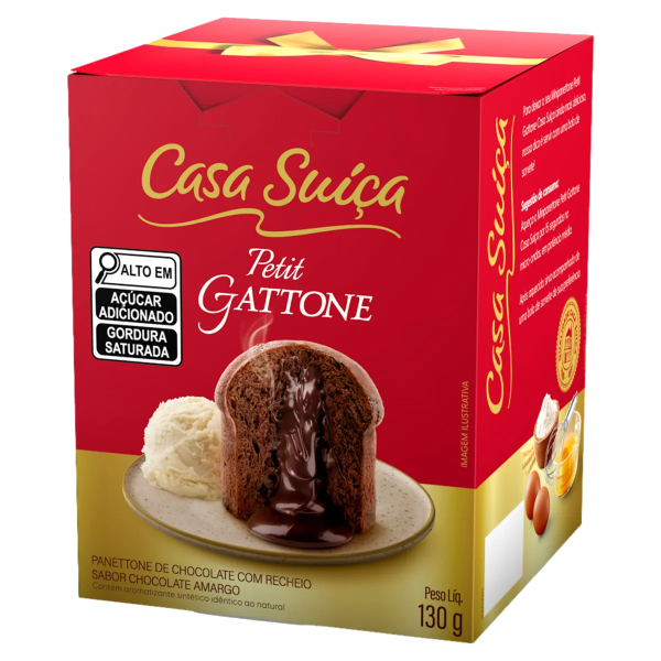 PANETTONE CASA SUICA PETIT GATTONE 130G