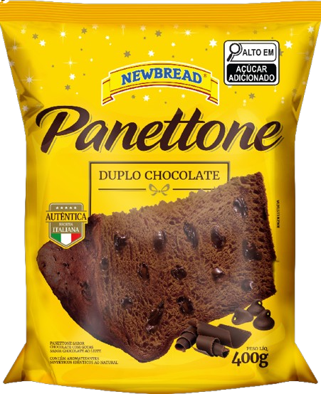 PANETTONE NEWBREAD 400G DUPLO CHOCOLATE