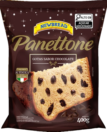 PANETTONE NEWBREAD 400G GOTAS CHOCOLATE
