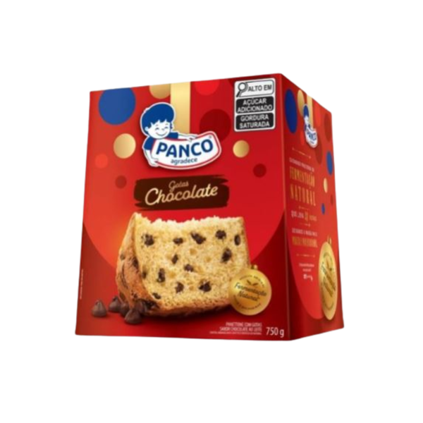 PANETTONE PANCO GOTAS CHOCOLATE 750G