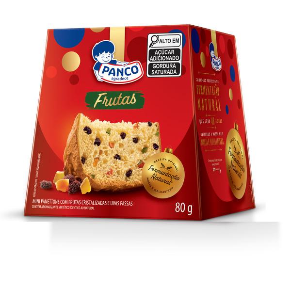 PANETTONE PANCO 80G FRUTAS