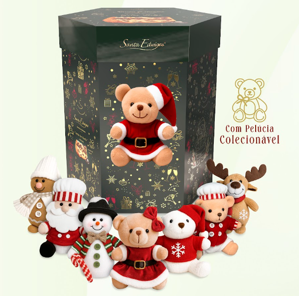 Panettone Santa Edwiges Avela 1,10kg Gotas de Chocolate Belga