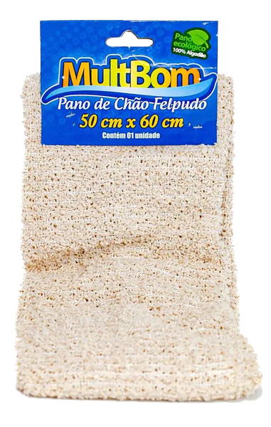 PANO DE CHAO MULTBOM FELPUDO GRD 50X60CM