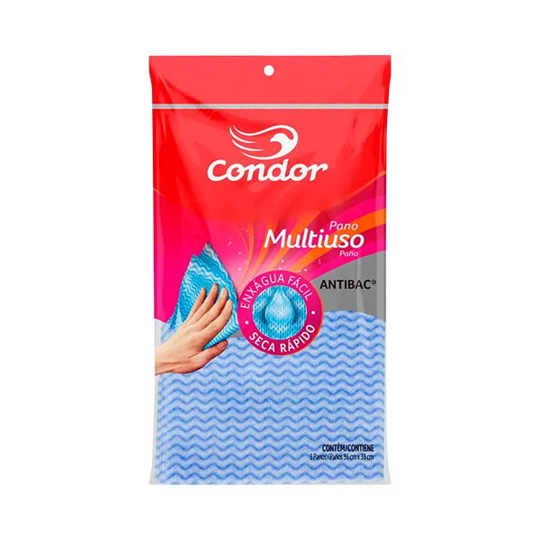PANO MULTIFACIL ANTIBAC MULTIUSO C/5