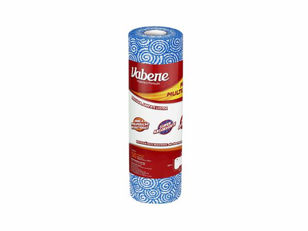 PANO MULTIUSO VABENE ROLO AZUL 50 UND 50