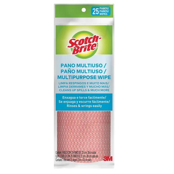 SCOTCH BRITE PANO MU ROSA ROLO PANO MULT