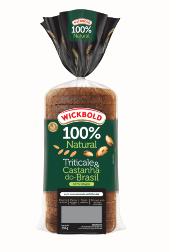 PAO WICK BOLD 100% NATURAL TRITICALE E CASTANHA DO BRASIL 350GR