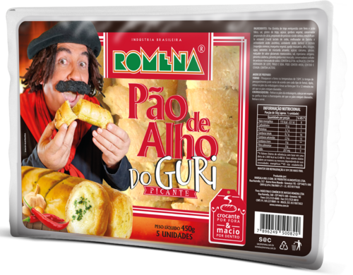 PAO ROMENA ALHO PICANTE 450G