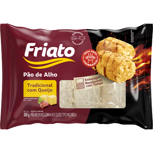 PAO DE ALHO FRIATO TRADICIONAL 300G