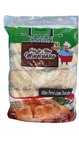 PAO DE ALHO MINEIRINHO PORO BACON 420GR