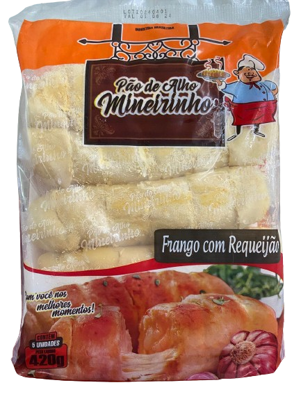 PAO DE ALHO MINEIRINHO REQUEIJAO 450GR