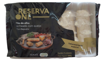 PAO DE ALHO RESERVA ONE C/QUEIJO 300G