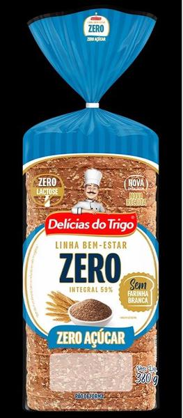 PAO INTEGRAL 100% ZERO ACUCAR