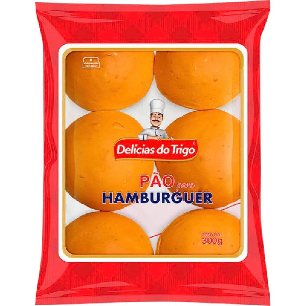 Pão Hamburguer Delicias do Trigo
