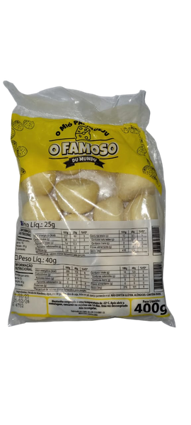 PAO DE QUEIJO O FAMOSO 400G CONG