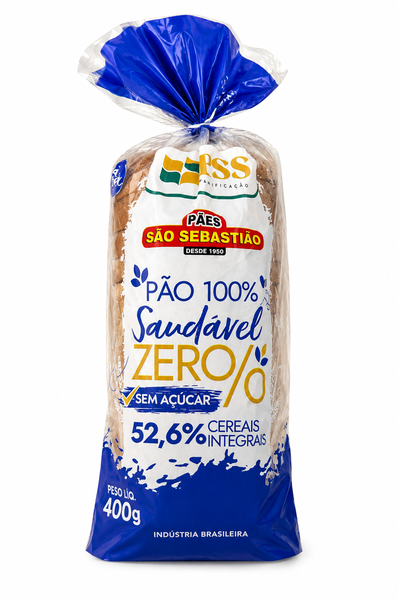 PAO FORMA SAO SEB 100% ZERO 400G
