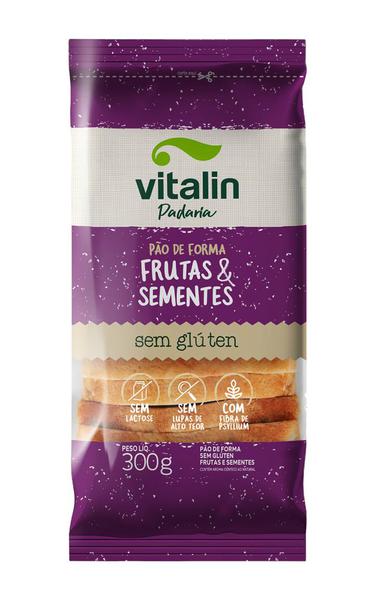 PAO FORMA VITALIN 300G FRUTAS SEMENTES